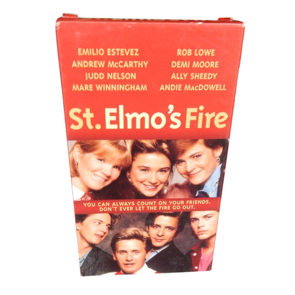 ST. ELMO'S FIRE vintage VHS in original paper case